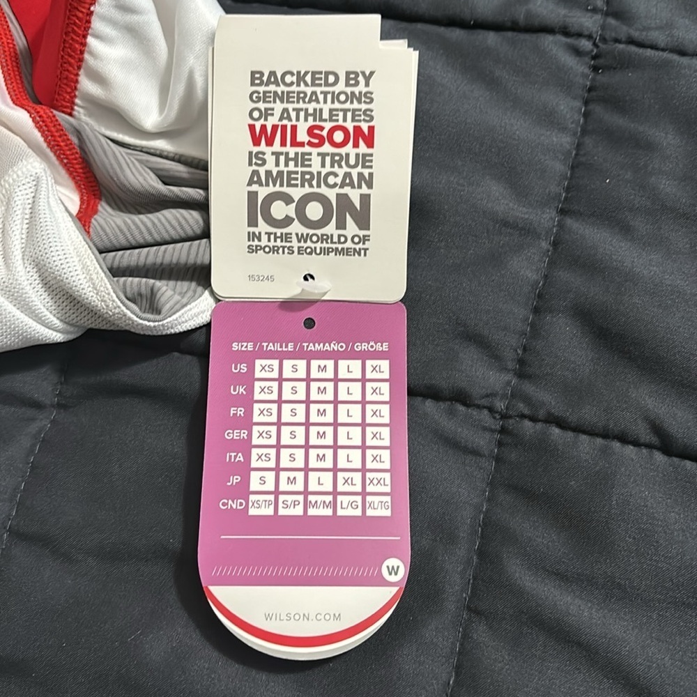 BNWT Women’s Wilson W FW Ashland Heather X Back TA sz M - Picture 10 of 11